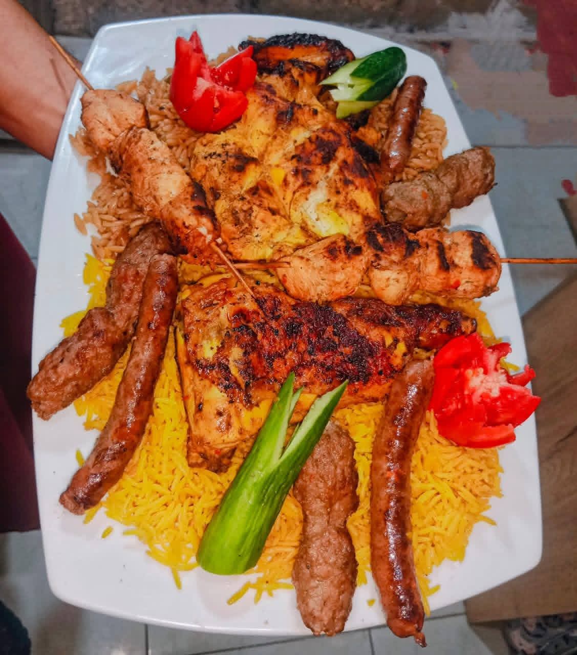 فرخه مشويه + كيلو كفته