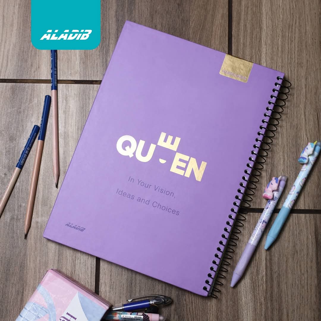 كشكول سلك الاديب هارد كفر ٢٨٠ ورقة طويل